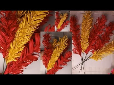 Beautiful Paper Flower Making tutorials| DIY Paper Crafts |Home Decoration |School craft