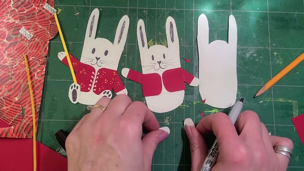 Celebrating Chinese New Year of the Rabbit with this sweet craft for kids!