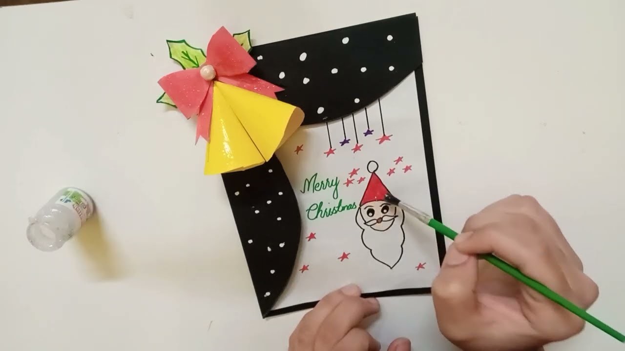 Christmas card ideas. |Diy Christmas card.|Classful Artwork. #christmas .