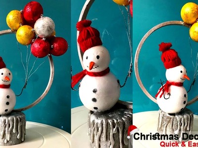 Cute Christmas gift ideas making from Thermocoal Balls|Christmas decoration ideas #christmas #craft