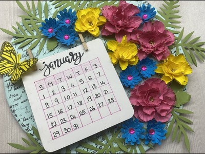 DIY 2023 Paper Craft Calendar Tutorial