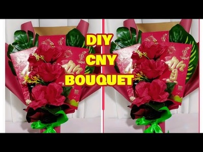 DIY Chinese New Year Bouquet || cara buat bouquet CNY #diy #chinesenewyear #cny#bouquetbajet