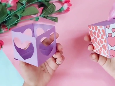 DIY - EASY GIFT BOX IDEA FOR  LOVED ONES | Valentine's Day Craft | Cute and Easy Crafts: Girl Crafts