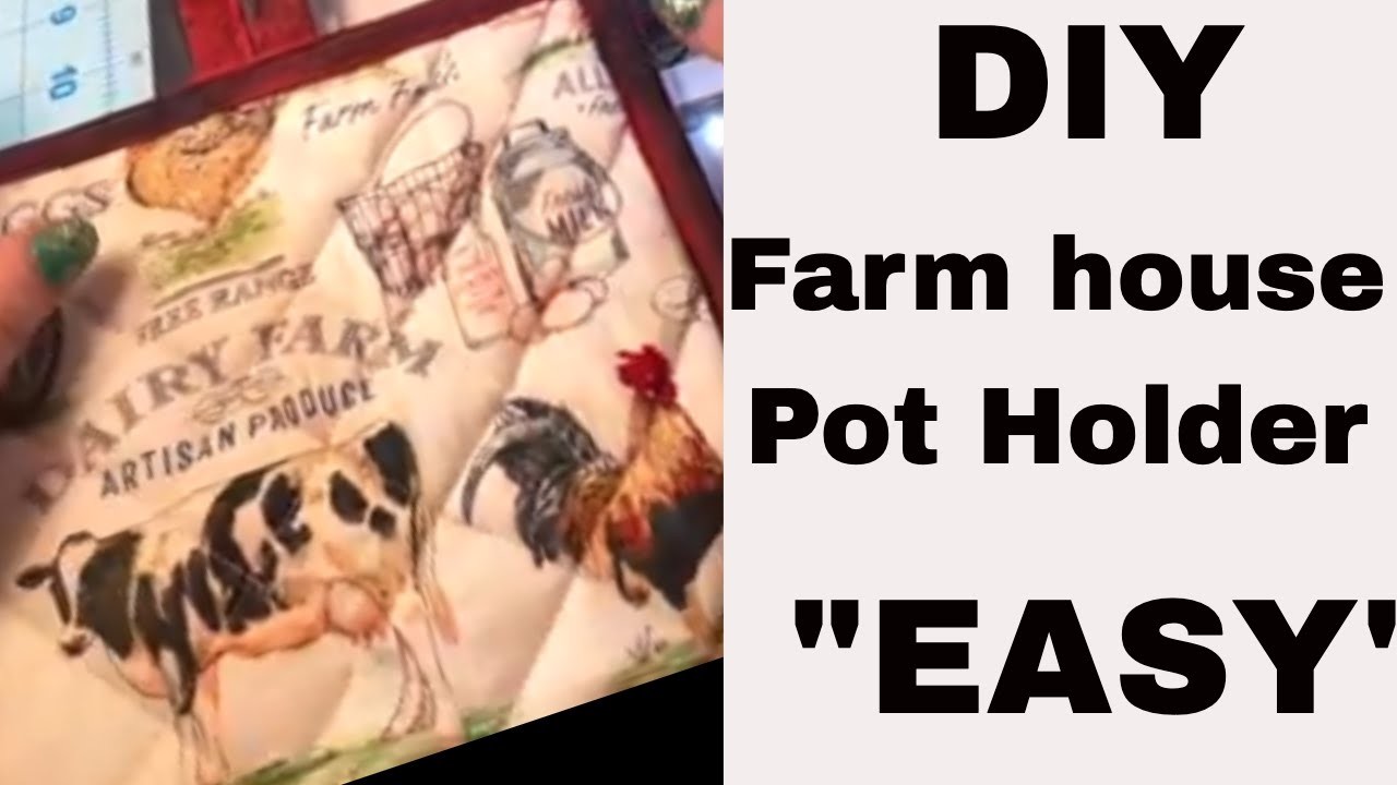 DIY Farm House Pot Holder (Easy)