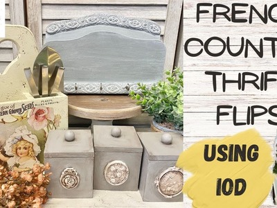 DIY French Country Thrift Flips | Spring Decor | High End Budget Friendly