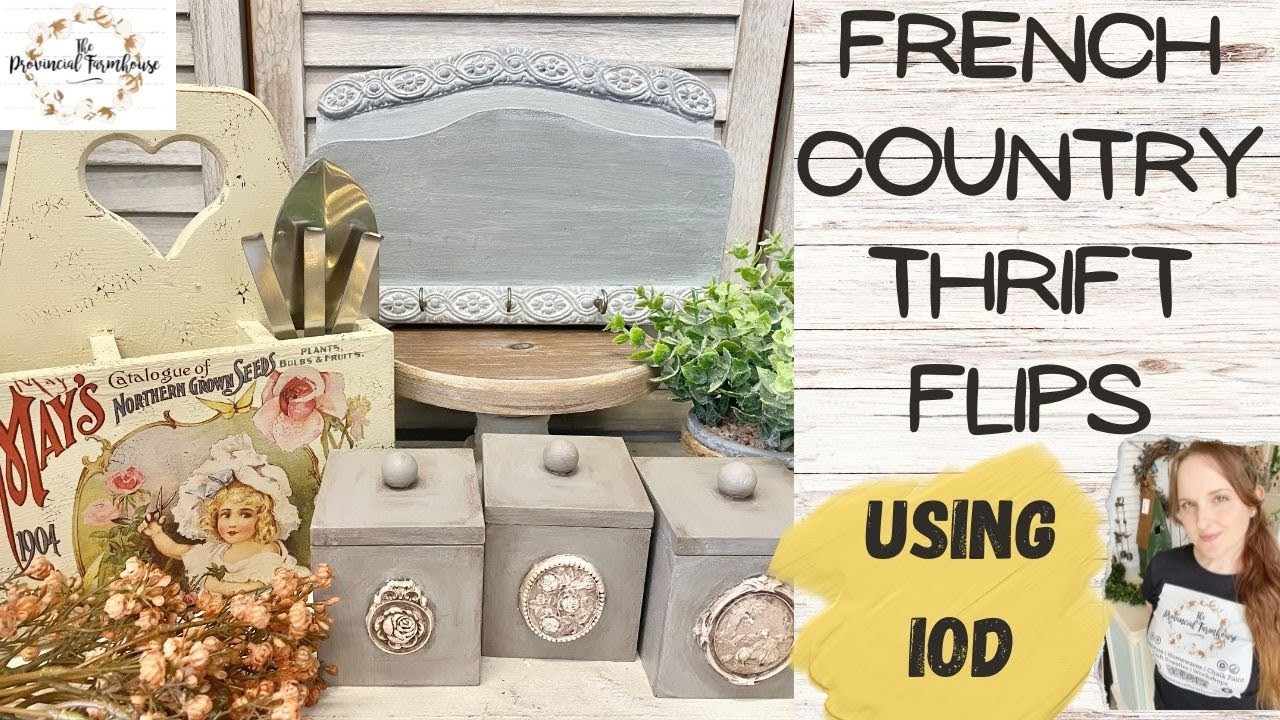 DIY French Country Thrift Flips | Spring Decor | High End Budget Friendly