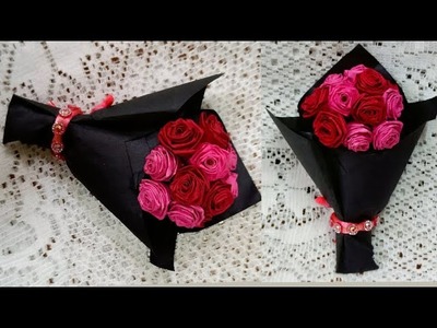 DIY Miniature Rose Bouquet With Craft | How To Make Miniature rose Bouquet #bouquet #rosebouquet