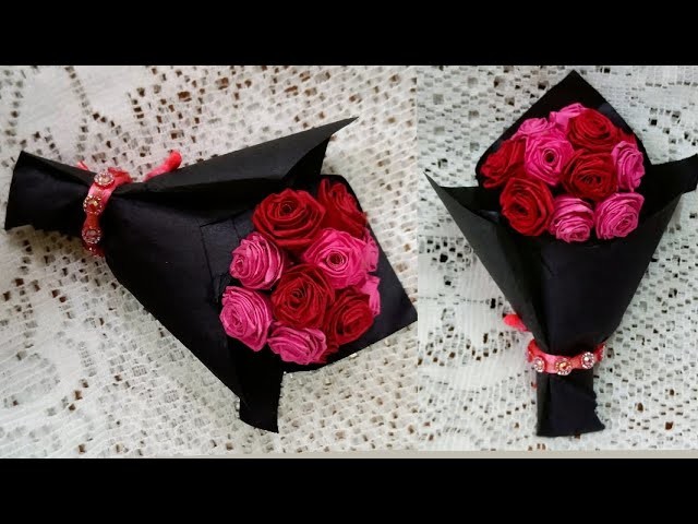 DIY Miniature Rose Bouquet With Craft | How To Make Miniature rose Bouquet #bouquet #rosebouquet