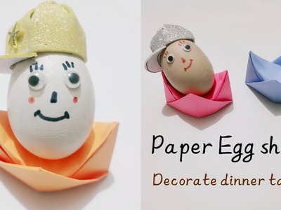 DIY paper Egg Holder | Easy paper crafts | Origami paper crafts | School paper crafts | Tiny life