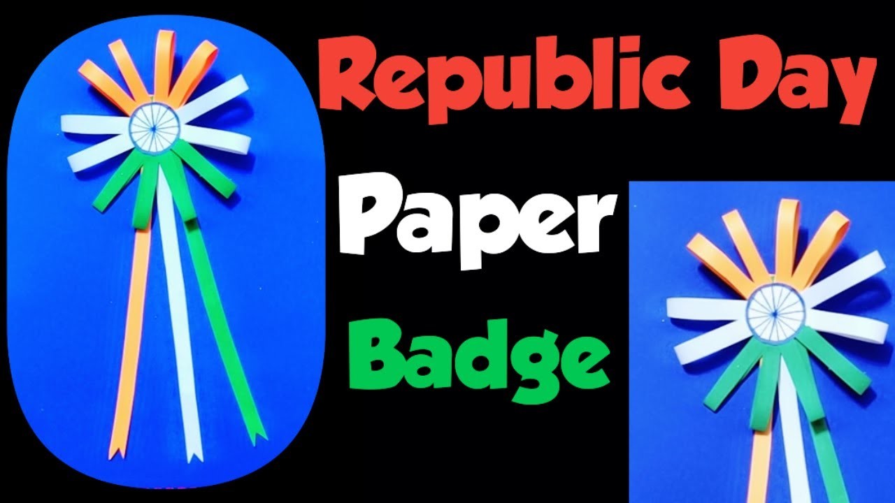 DIY Republic Day And Independence Day Craft Ideas For School | Tricolour Activity | Tricolour Badge