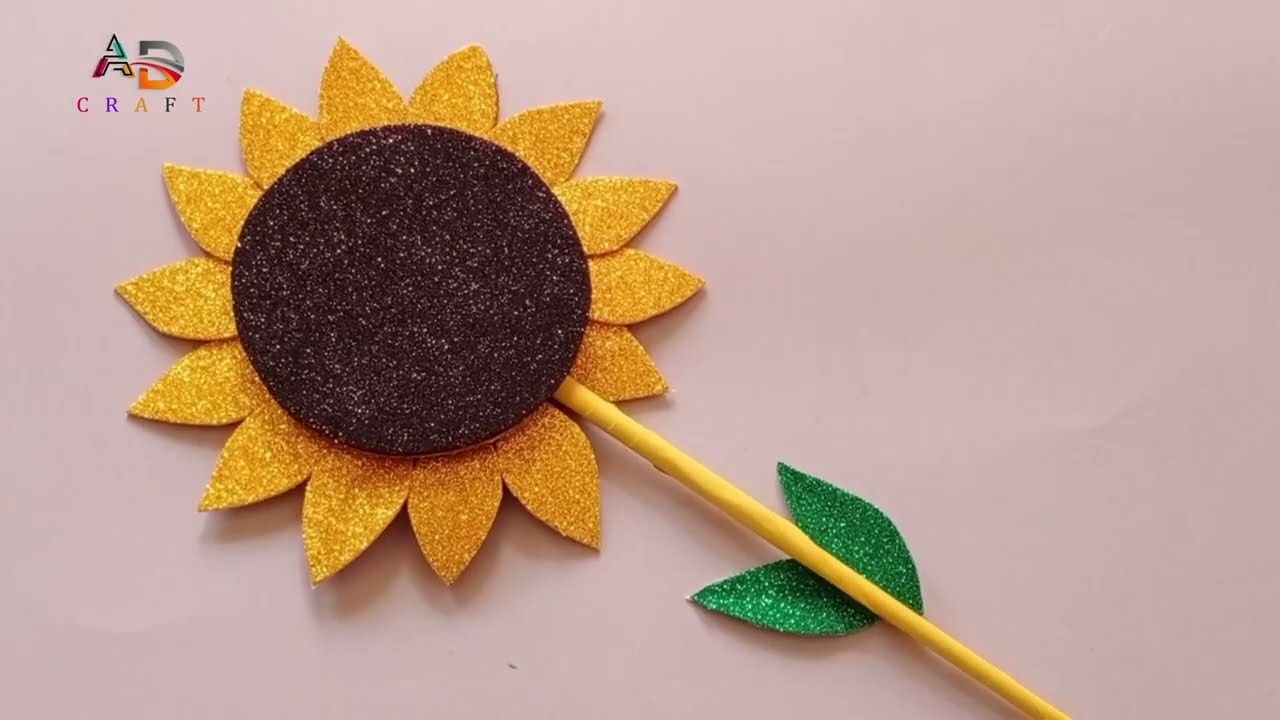 DIY Sun Flower Craft | Hand Made Craft Idea | AD craft