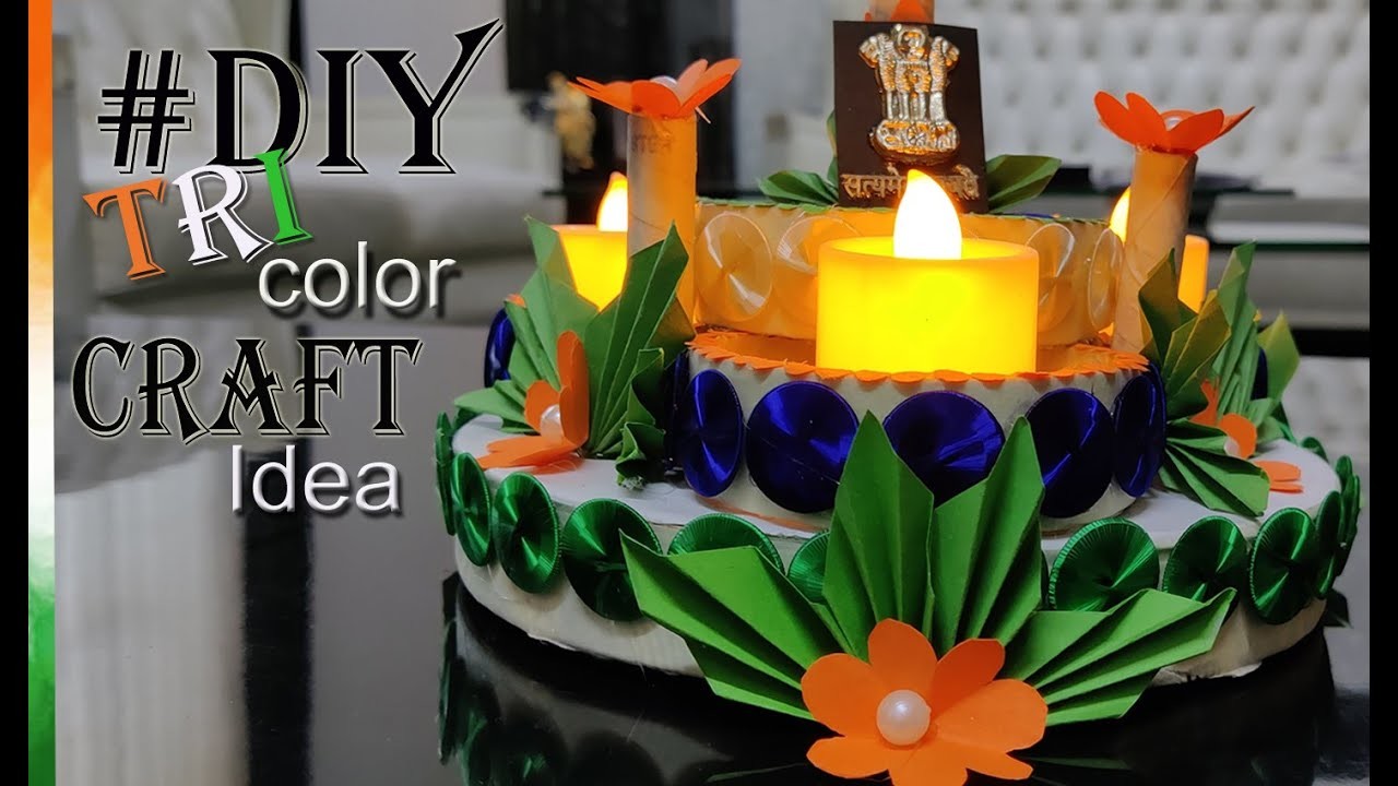 #diy Tricolor Craft Idea l Republic Day Craft l Independence Day Craft l Tricolor Easy Craft Idea