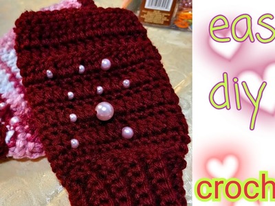 Easy crochet. easy diy. how to crochet