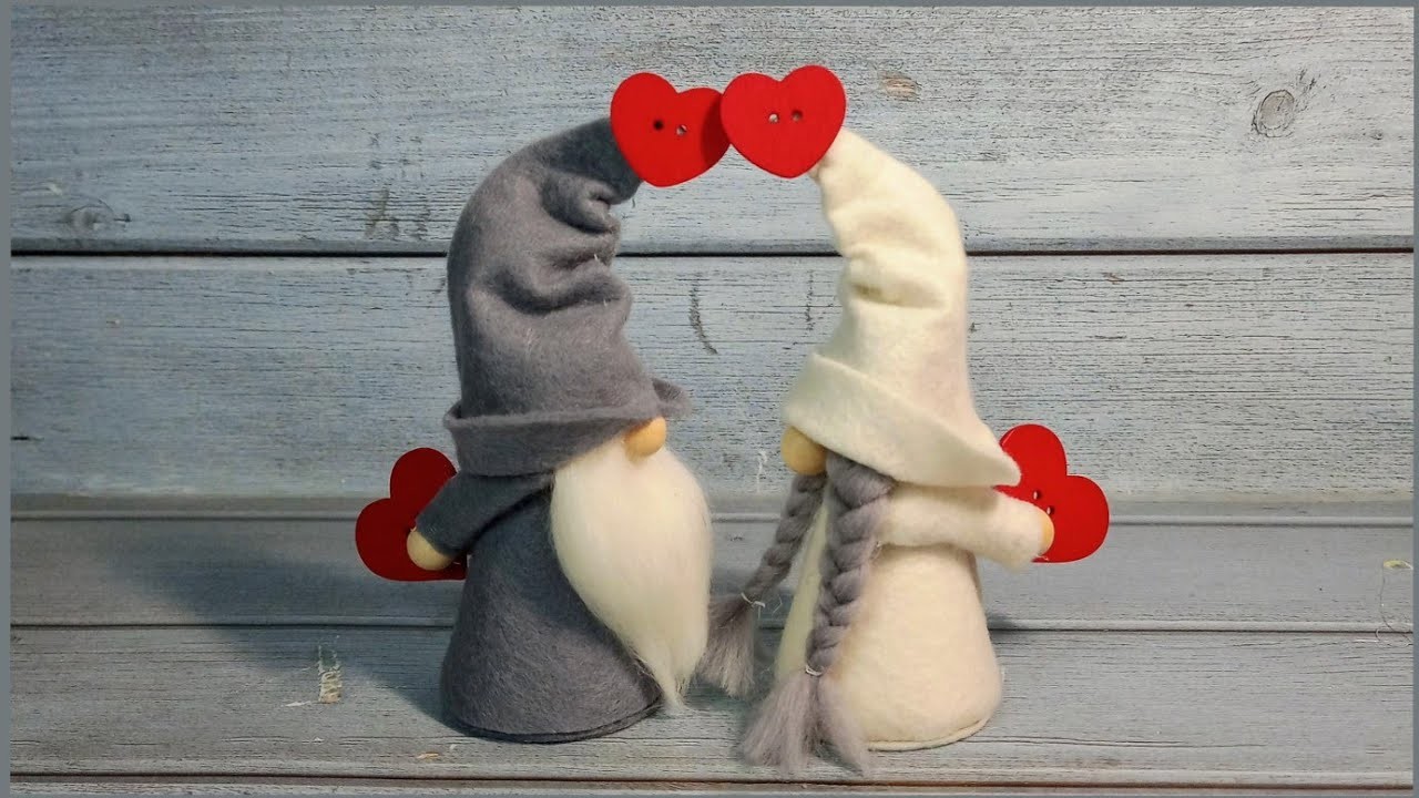 "Gnomes in love" - ​​crafts for Valentine's Day. DIY.