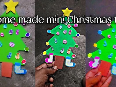 ????Happy Christmas homemade mini Christmas ???? tree #art #craft #happychristmas