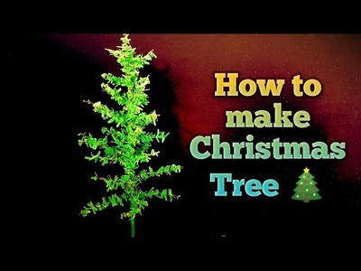 How to make paper Christmas Tree ????|| DIY Christmas tree || Raman arts & crafts