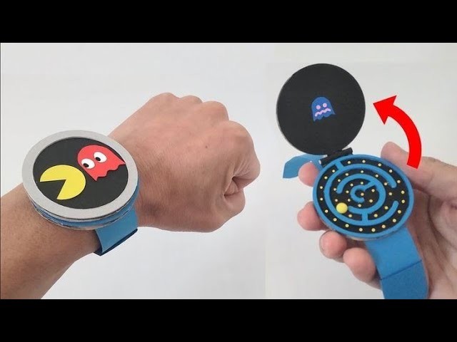 How to Make Paper Gaming SmartWatch DIY | FUNNY  cardboard & Paper Craft idea | Four Fox Experiment