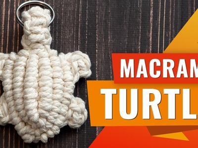 Macrame Turtle Tutorial | DIY macrame | Macrame Turtle Keychain