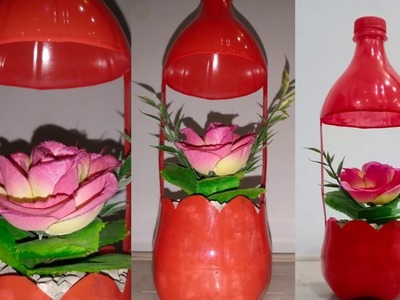 Make Easy Plastic Bottle Flower - Bottle DIY - Plastic Bottle Craft | 5 Cement Craft