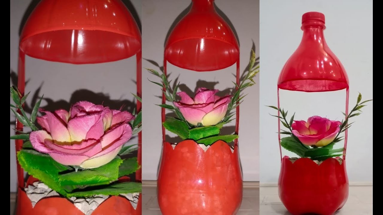 Make Easy Plastic Bottle Flower - Bottle DIY - Plastic Bottle Craft | 5 Cement Craft