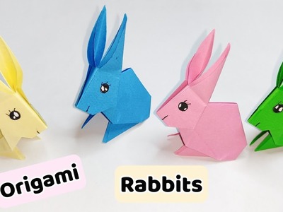 Origami Rabbit, Easy To Fold! Happy Chinese New Year????