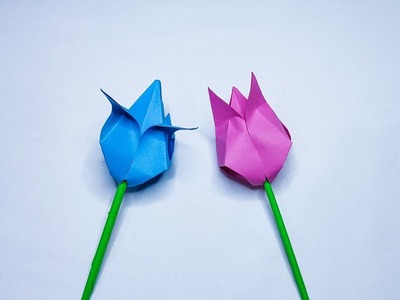 Paper flower | Very easy! how to make paper flower #diy #origami #paperflower #flowers #papercraft