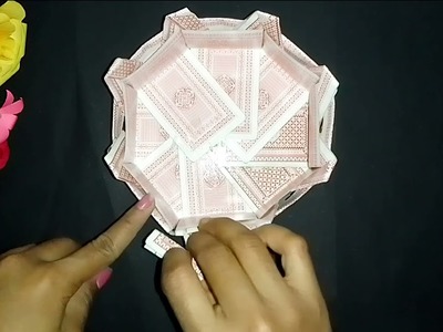 Playing Cards Diy.Easy & Beautiful Basket Making Craft from playing Cards.????#easy #cards#viral#craft