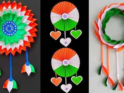 Republic Day Special 3 Craft Idea | Tricolour Paper Craft Idea | 26 January Craft Idea | Artideas