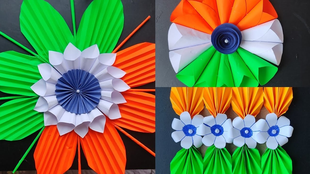 Republic day wall hanging craft ideas #republicday #wallhanging #papercraft #diy #homedecor