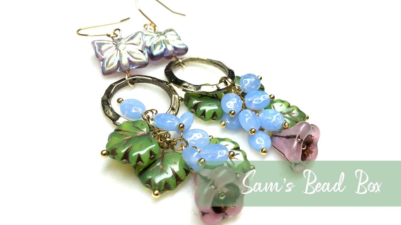 Sam’s Bead Box January 2023 Unboxing and Floral Earrings DIY Tutorial! ????????????