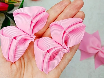 This Hair Bow charmed me with its delicacy and beauty - Hair Bows Tutorial ????
