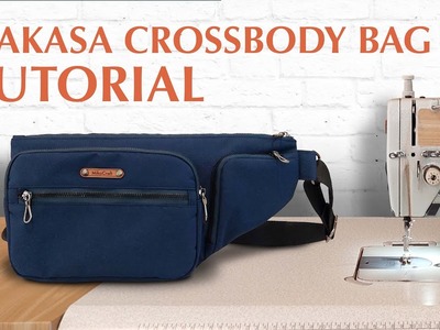 TUTORIAL - Wakasa Crossbody Bag - How to make men's sling bag - DIY Cara membuat tas selempang pria