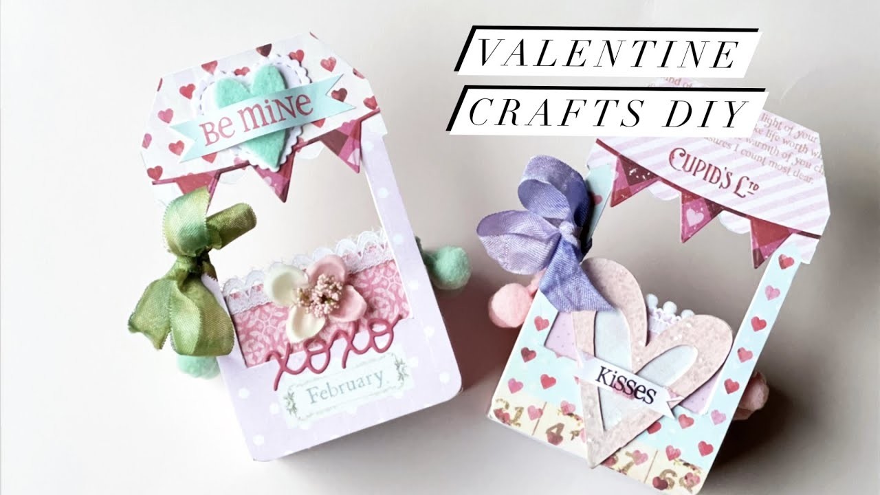 Valentine Crafts DIY  PaperCrafts   + Tutorial Digital Paper SCRAPBOOKING | Iralamija