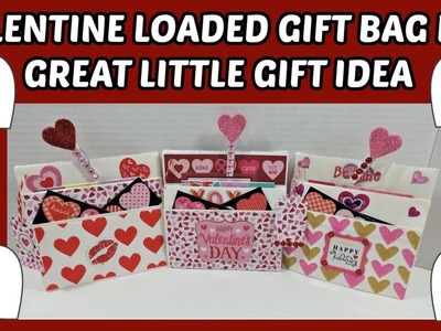 VALENTINE LOADED GIFT BAG DIY GREAT LITTLE GIFT IDEA