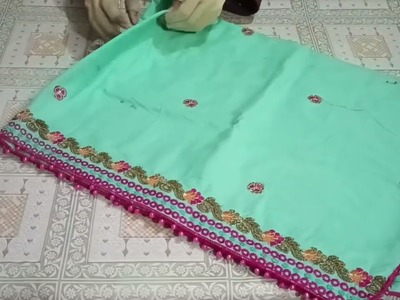 Very stylish high low dori waist baby frock cutting & stitching | 3 to 4 years baby dress design |