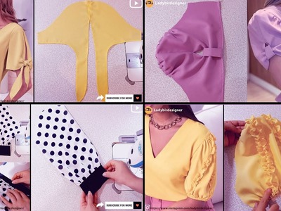 ????[ 4 ] Different Sleeve Designs for Sewing Lovers ✅️ Sleeve Sewing Techniques