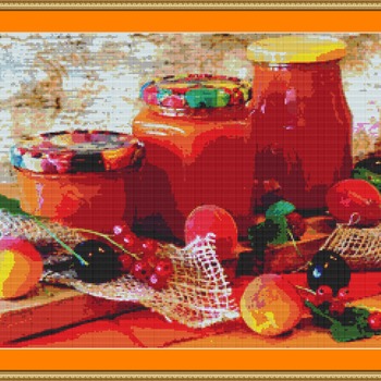 Apricot Jam Cross Stitch Pattern