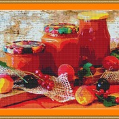 Apricot Jam Cross Stitch Pattern