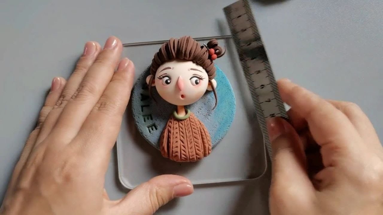 Clay Art ???? - Making Cute Girl Tutorial | DIY Clay Craft