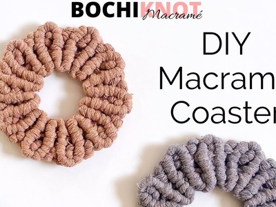 Create Your Own Beautiful Macrame SpringFlower Coaster: A Step-by-Step Guide