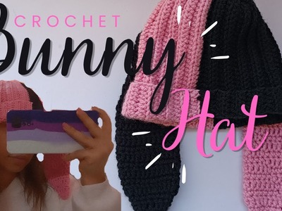 Crochet bunny hat tutorial????- how to crochet easy hat #crochet #diy #hat
