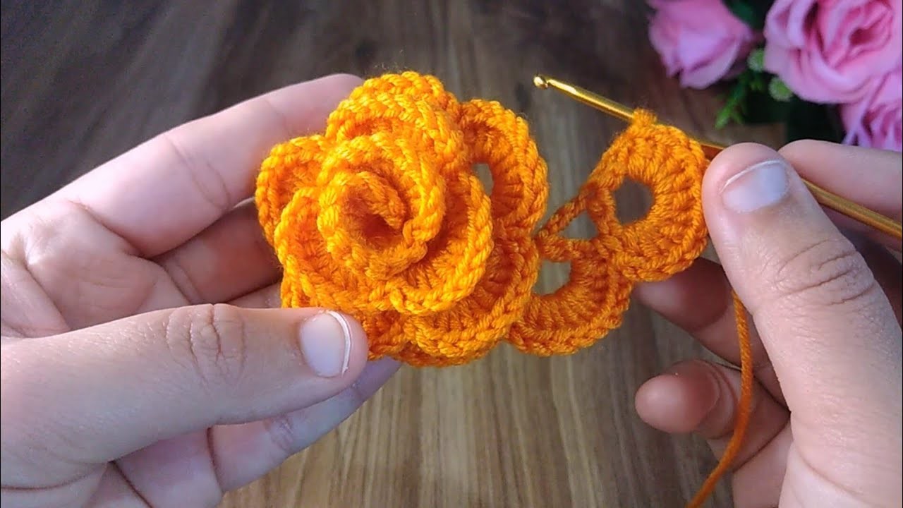 Crochet flower so beautiful crochet for beginners #crochet #knitting