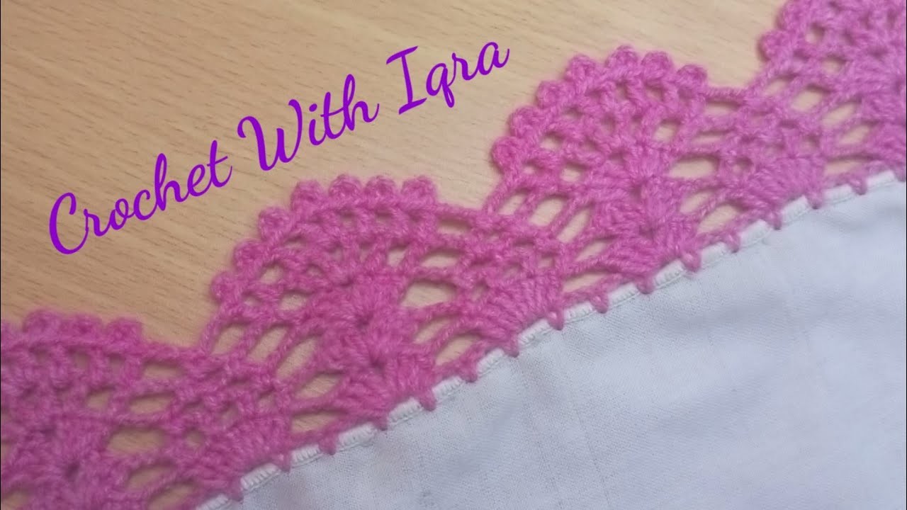 Crochet Lace Design. Crochet Tutorial by @crochetwithiqra5443