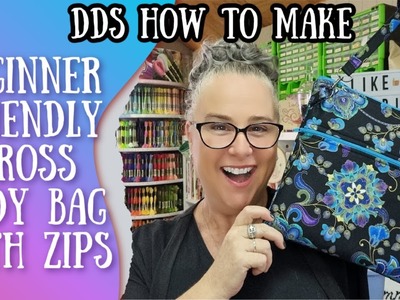 DDs How to Make Beginner Friendly Cross Body Bag - #sewingtutorial