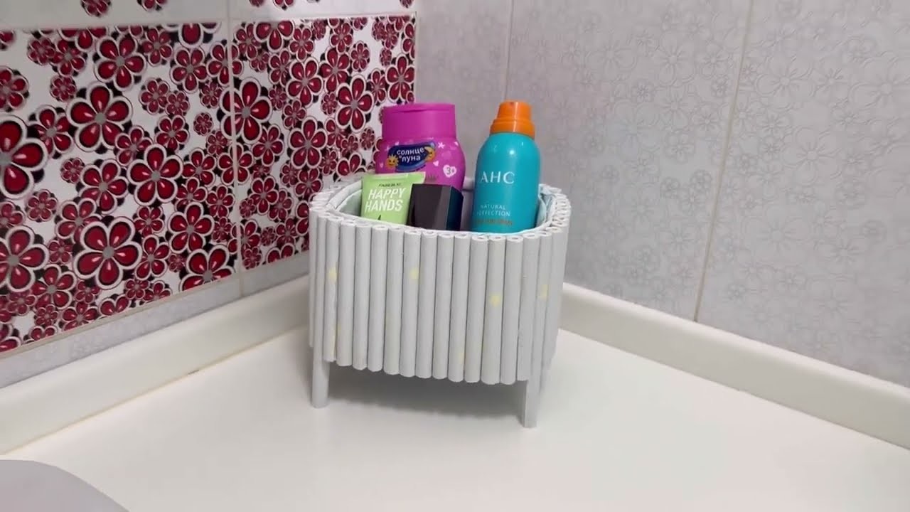 DIY AMAZING ORGANIZER WITH YOUR HANDS ???? REMODELING FROM SIMPLE MATERIALS