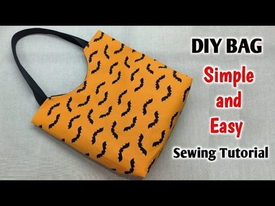 DIY DAILY TOTE BAG TUTORIAL | Cloth Bag Cutting and Stitching | Shopping bag making at home | Bags