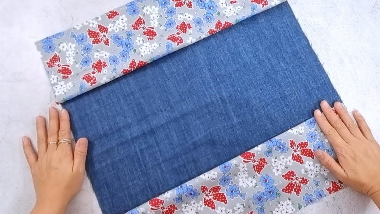 DIY Daily Tote Bag, very easy making. How to make a Tote bag with Lining