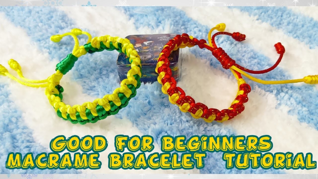 DIY Easy Way to Make Friendship Bracelet.Macrame Bracelet step by step tagalog tutorial #22