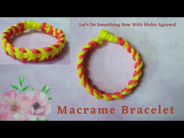 DIY Macrame Bracelet New Design With Mad Max Style closer | Handmade Macrame Gift Idea For A Friend