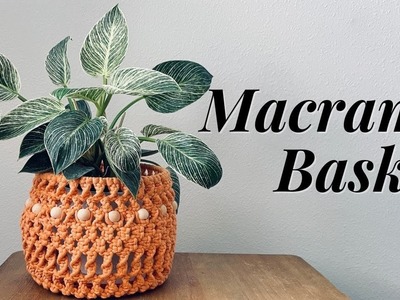 DIY Macrame Plant Basket